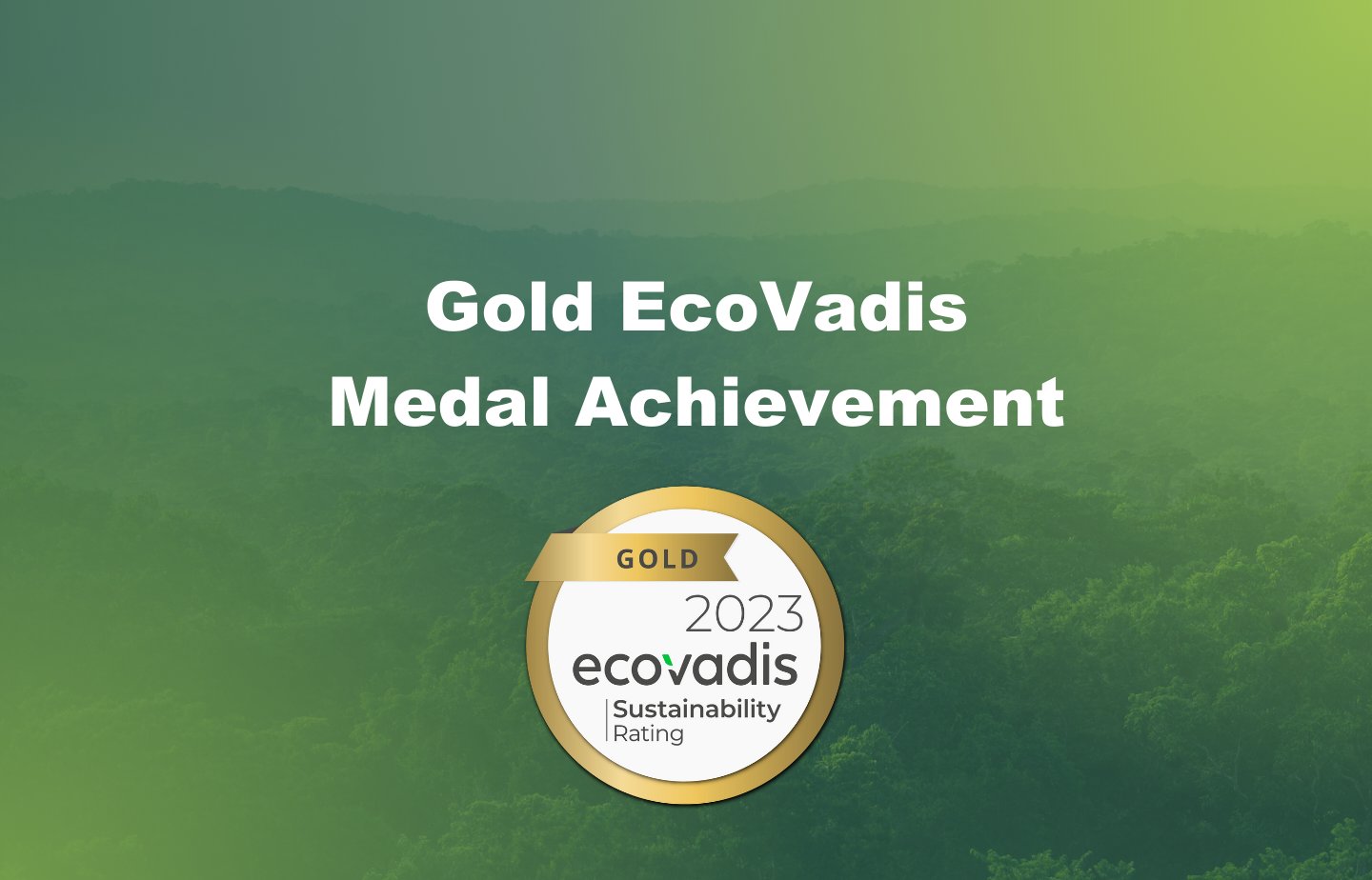 Gold EcoVadis Medal Achievement