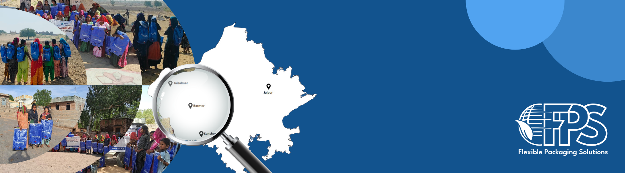 WaterSafe backpacks aid Barmer, India