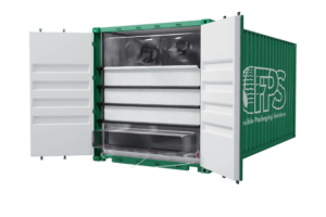 Image of a fluidizing container liner.